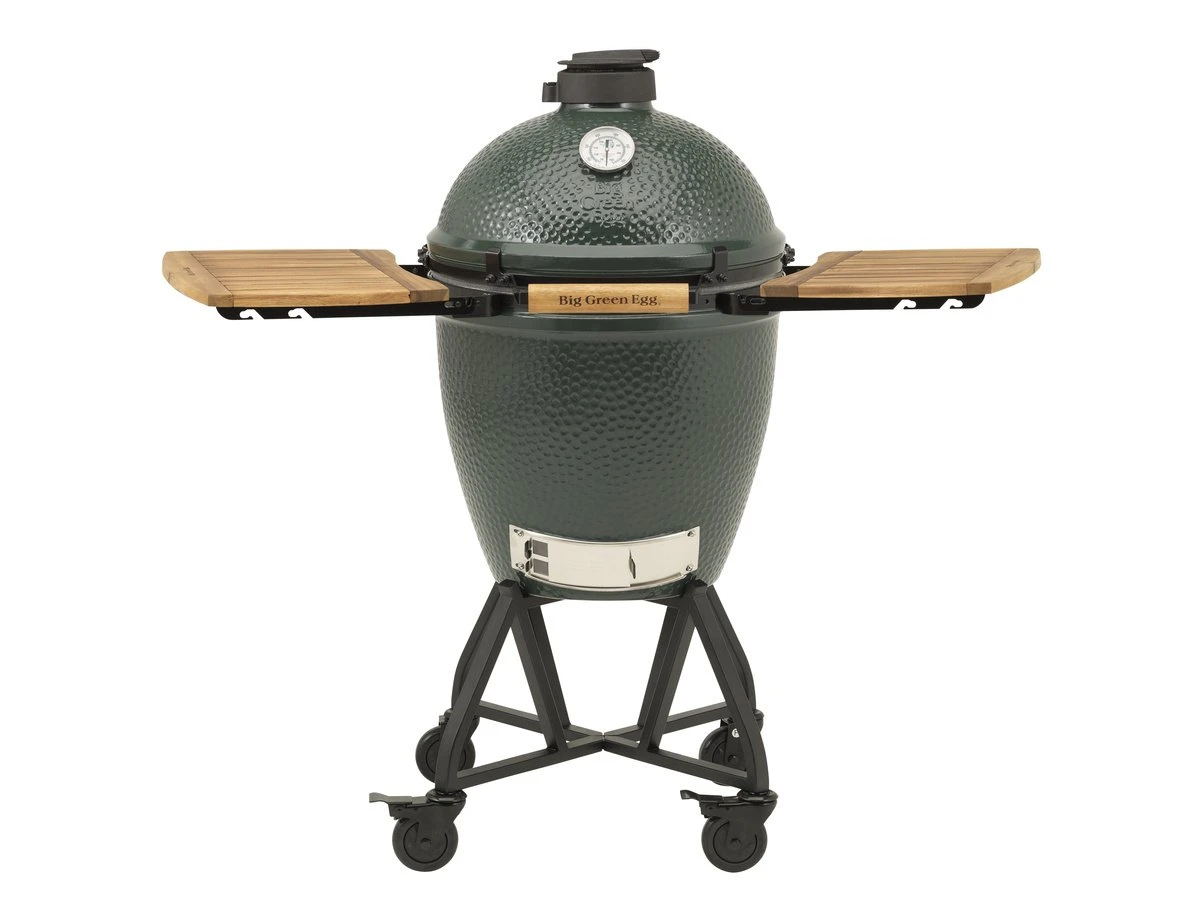 Big Green Egg Medium Met Integrated Handler Nest En/ Of Zijtafels - Afbeelding 4