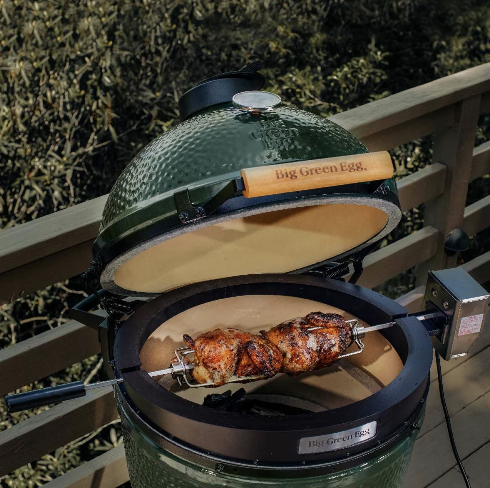 Big Green Egg Rotisserie BBQ Spit - Afbeelding 6