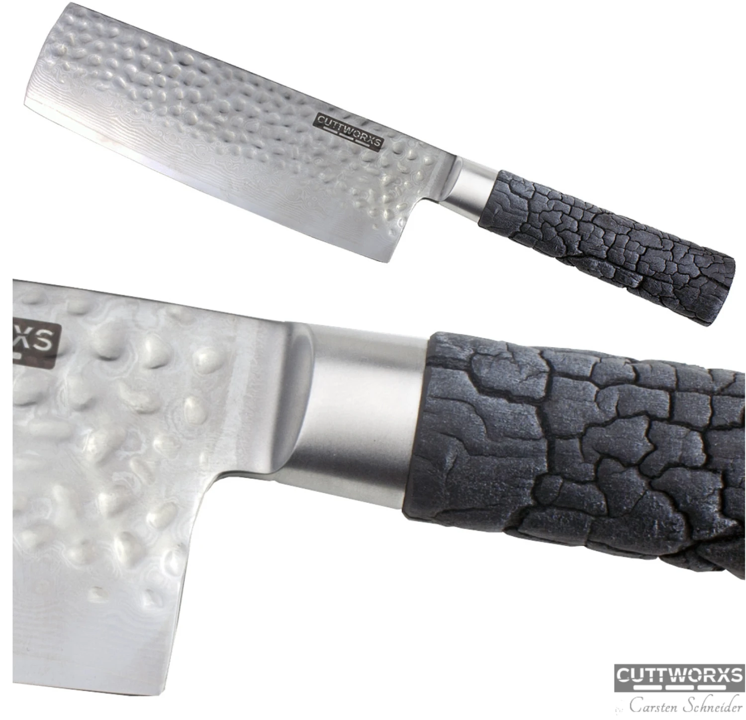 Cuttworxs Flamewood Nakiri Mes - Afbeelding 3