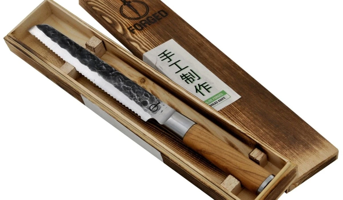 Forged Olive Broodmes 20cm - Afbeelding 2