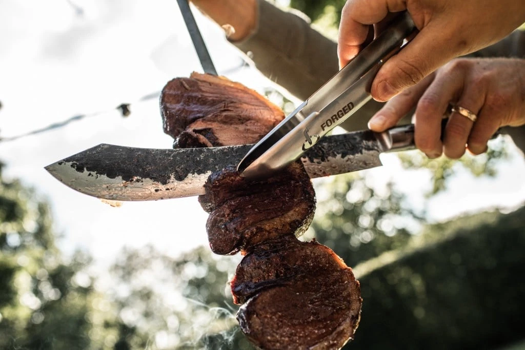 Forged Sebra Slagersmes 25,5cm - Afbeelding 2