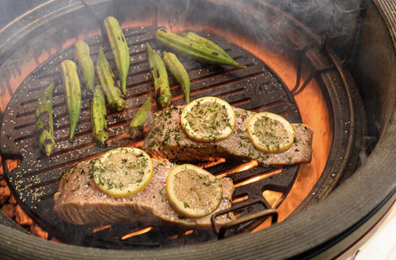 Kamado Joe Gietijzeren Rooster Sear Plate Junior - Afbeelding 5