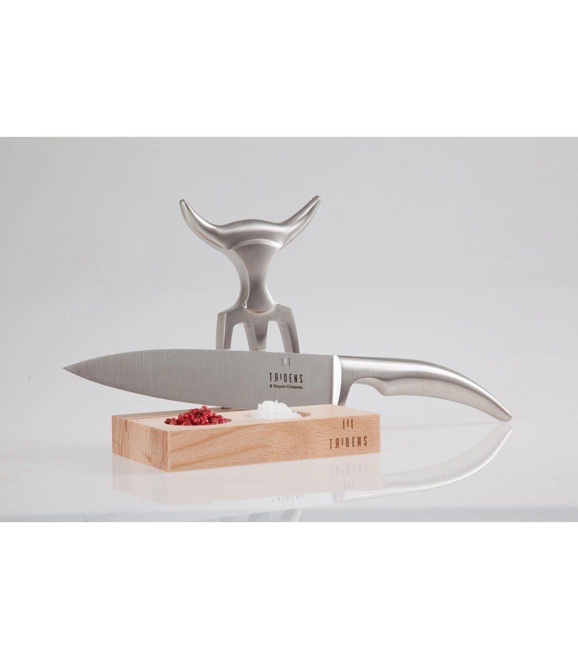 Tridens Brushed Fork & Goyon-Chazeau Cutting Set - Afbeelding 2